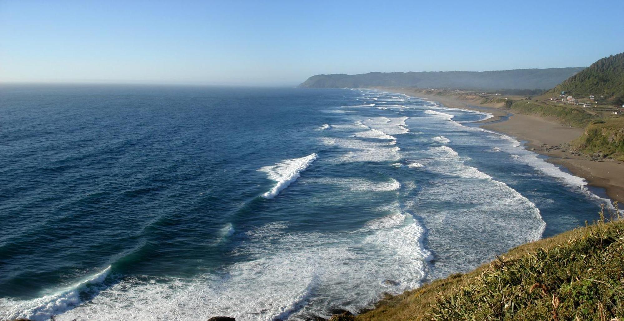 Vila Domos Curinanco Vista Al Mar Valdivia Exteriér fotografie